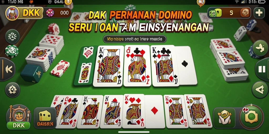 Tampilan gameplay DKK yang menarik dan interaktif.