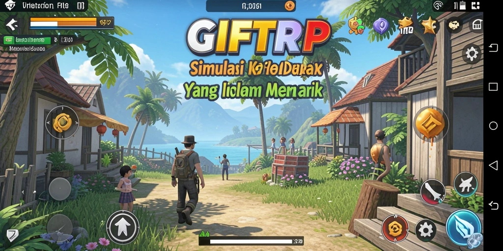 Gameplay GIFTRP yang menyenangkan dan interaktif.