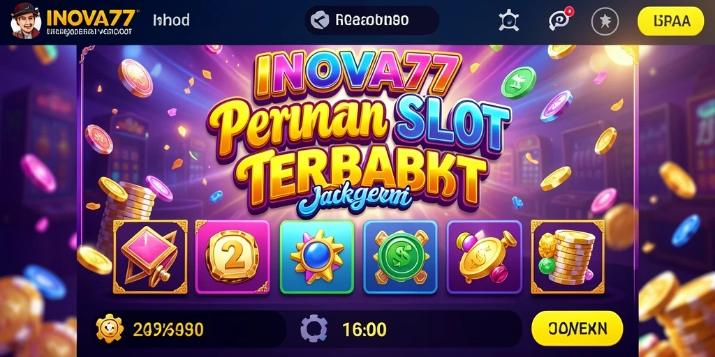 Tampilan gameplay INOVA77 yang menarik dan dinamis dalam permainan Slot.
