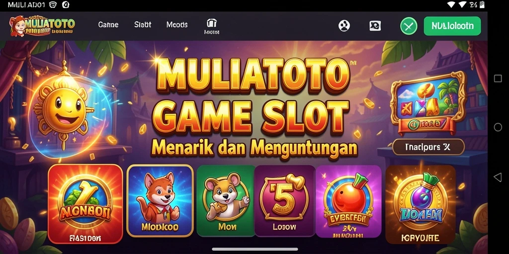 Tampilan gameplay menarik dari permainan slot MULIATOTO.