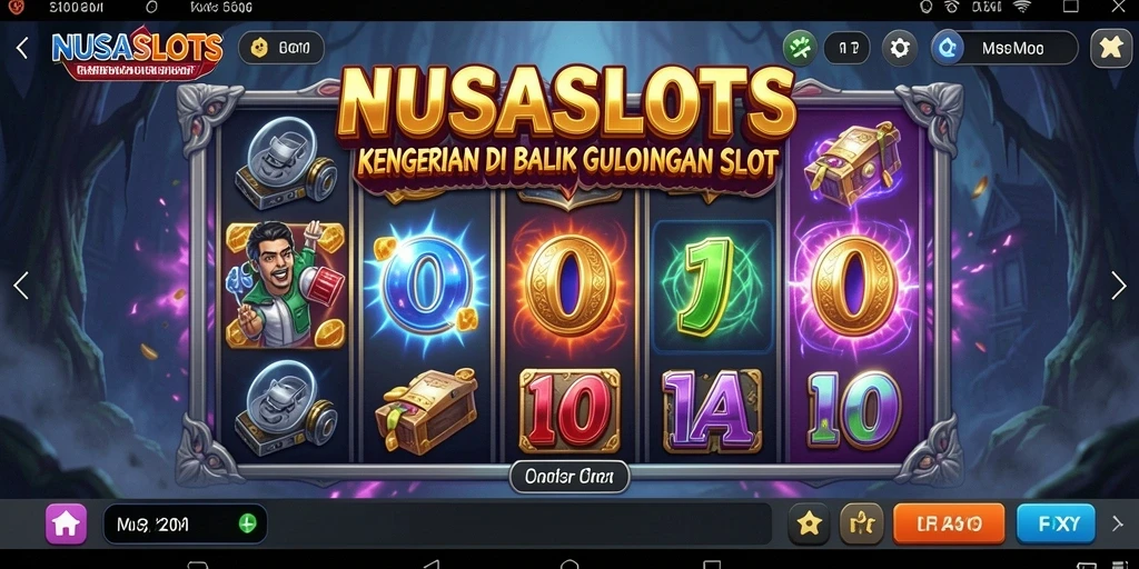 Screenshot gameplay NUSASLOTS menampilkan momen menegangkan dan mencekam.