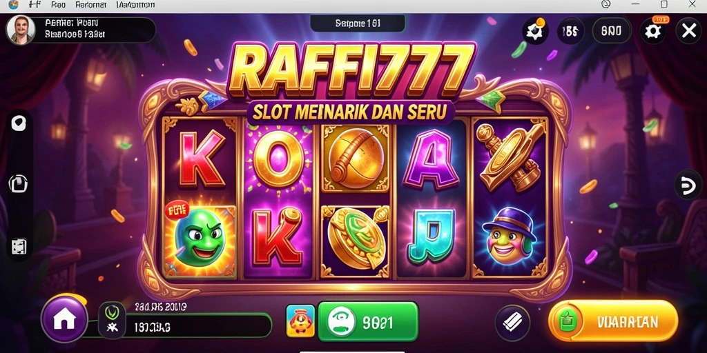 Tampilan menarik dari gameplay RAFFI777 yang penuh warna.