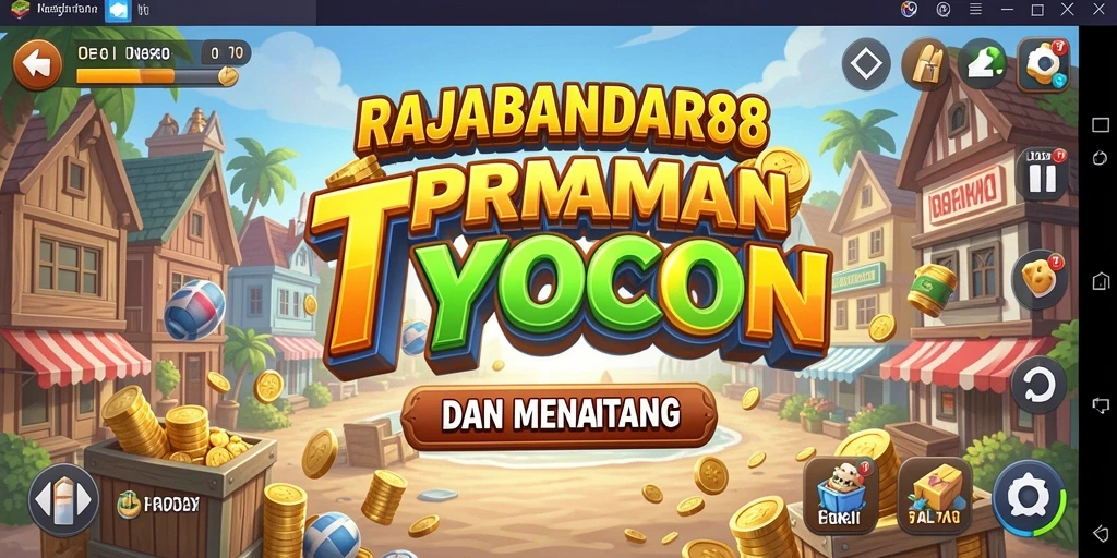 Screenshot RAJABANDAR88 menampilkan aksi seru dalam manajemen bisnis.